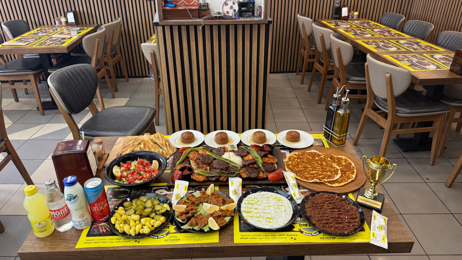 Savaş Chef Aile Menüsü (4 Kişilik)