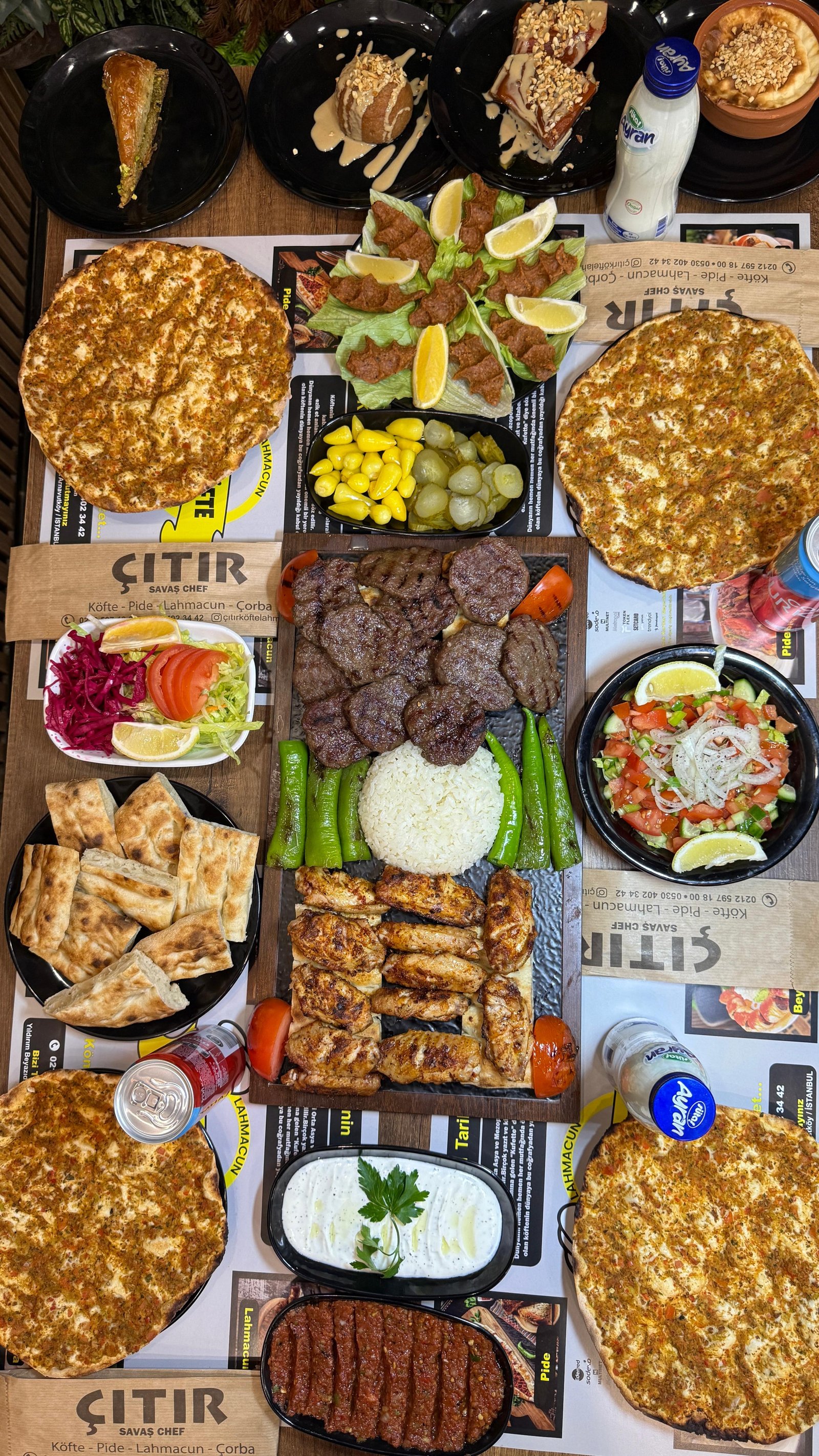 Savaş Chef Aile Menüsü (4 Kişilik)
